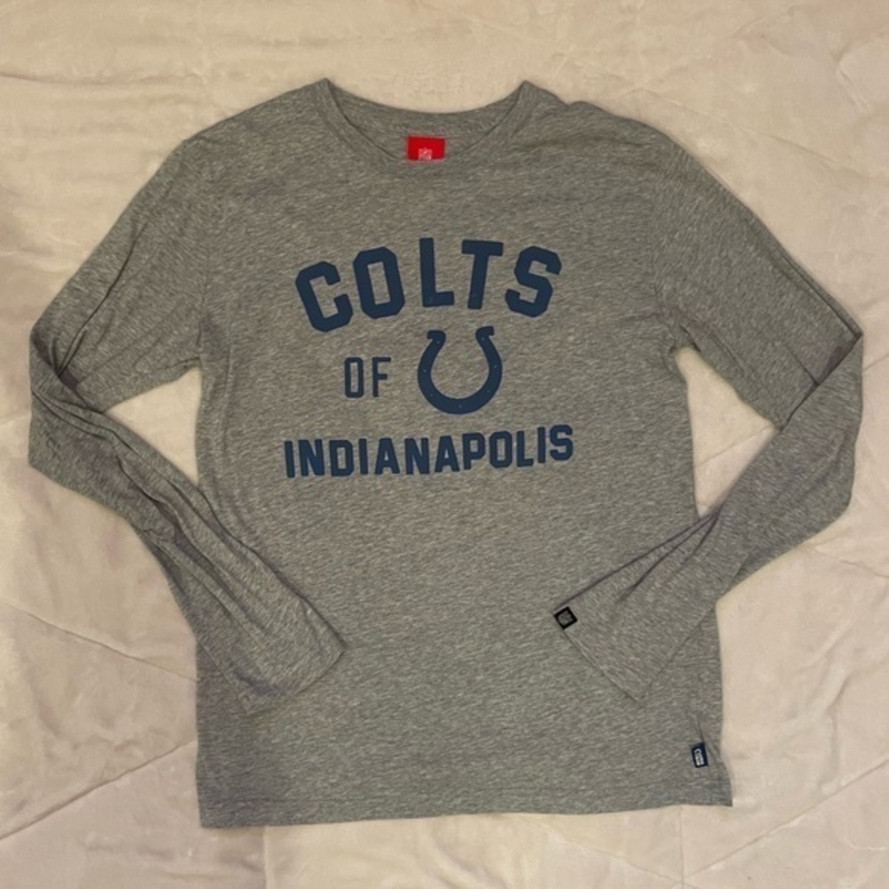 Nike Indianapolis Colts NFL Gray Long Sleeve Large